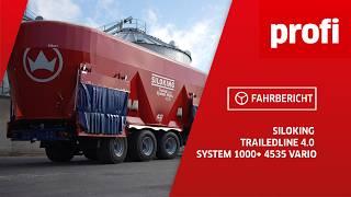 Futtermischwagen Siloking TrailedLine 4.0 System 1000+ 4535 Vario | profi #Fahrbericht