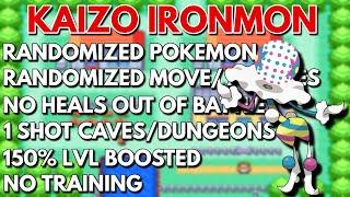 LIVE - HARDEST NUZLOCKE EVER  FireRed NATDEX KAIZO IRONMON 1300+ ATTEMPTS.