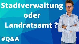 Ausbildung im Öffentlichen Dienst | Stadtverwaltung oder Landratsamt? | Ich beantworte Eure Fragen!