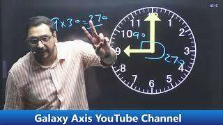 घड़ी (Clock) में Angle कैसे निकाले By Ashish Sir |Galaxy Axis Coaching Point #ashishantil#reasoning