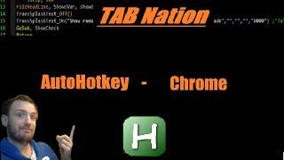 AutoHotkey - Cycle Chrome Tabs to Find by Name