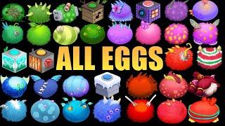 All colored Eggs - My Singing Monsters (Sound and Animation)