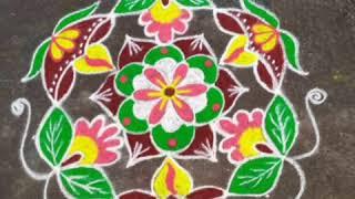 easy kolams.#Rangoli designs#