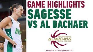 Highlights Sagesse vs Al Bachaer - Al Wahda Championship 2024 -  19 Sep 2024