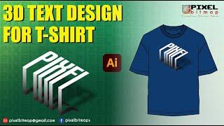 How to Create Stunning 3D Text Screen Print Designs for T-Shirts