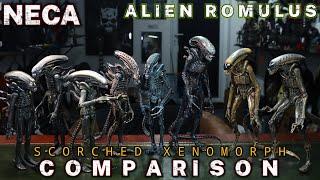 NECA ALIEN ROMULUS SCORCHED XENOMORPH COMPARISON