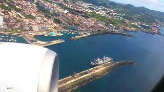 Take off from Sao Miguel, Azores