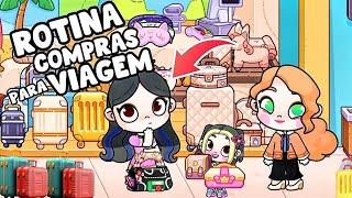 ROTINA FAZENDO COMPRAS PARA A VIAGEM | AVATAR WORLD ROTINAS E HISTÓRIAS