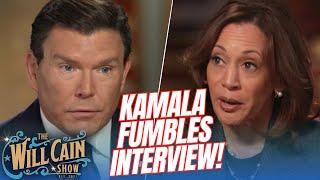 Fallout from Kamala's COMBATIVE interview with Bret Baier! | Will Cain Show