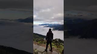 Above the clouds #foryou #trekking #travel #shorts #clouds