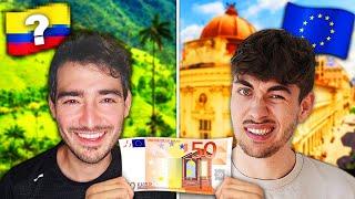 50 € im BILLIGSTEN Land SÜDAMERIKAS vs. EUROPAS