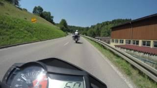 KTM Duke 690 Lautertal Rückfahrt GoPro 4K