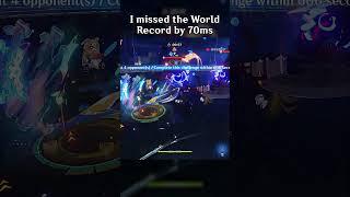 I MISSED THE WORLD RECORD BY 70MS