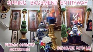 Spring  Basement Entryway French Country Tour Decorate  With  Me