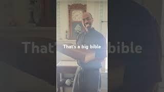 You ever seen a bible this big before??? #freshtalk7 #shortvideo7