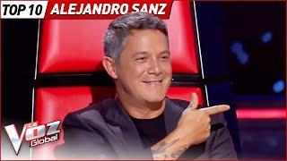 Will ALEJANDRO SANZ turn around when hearing his own song on The Voice?