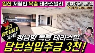 일산 저렴한 복층 테라스빌라 뻥뚫린뷰까지 담보대출로만 실입주금 3000만