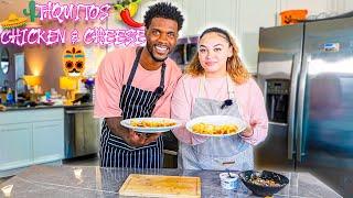 HOW TO MAKE THE BEST CHICKEN & CHEESE TAQUITOS