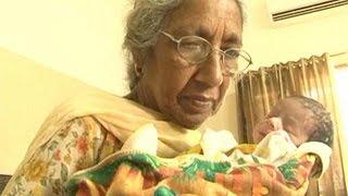 Pensioner parents: Indian couple in their 70s have first baby