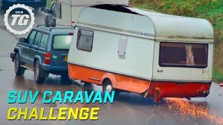 SUV Caravan Challenge | Top Gear | Series 22 | BBC