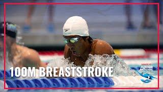 Nick Mahabir Takes 1st in 100M Breaststroke | 2022 Speedo Junior National Championships | Irvine CA