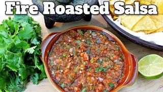 Fire Roasted Salsa - Mexican Restaurant Secrets - PoorMansGourmet