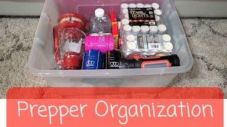 GET YOUR PREPS ORGANIZED! Organization is Key to Prepping Success