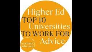 Top 10 USA Universities to Work For