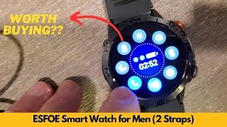 ESFOE Smart Watch for Men Review and Demo | Worth Buying?