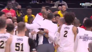 Michigan Coach Juwan Howard Gets Ejected vs Maryland | 2021 College Basketball
