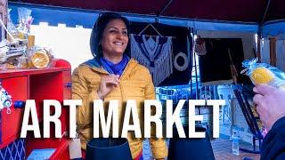 4K Alanya Art Market and Lunch in the Harbor. [Turkey March 2022]