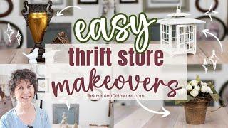 Thrift Store Makeovers | Upcycled Home Decor | DIY home decor | Budget Decorating Ideas