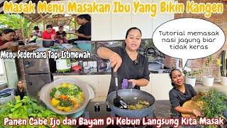 KANGEN MASAKAN IBU‼️BENING BAYAM,SAMBEL TAUN DAN IKAN ASIN CABE IJO~TERNYATA SEMUA SUKA