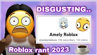 @amelyrobloxxx makes *QUESTIONABLE* thumbnails (Roblox rant 2023) read desc