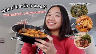 WHAT I EAT IN A WEEK *reasonable for a 15 year old girl* | Nicole Laeno