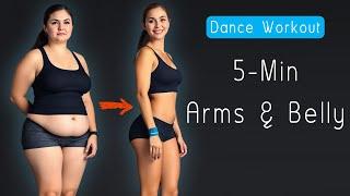 5-Minute Arm & Belly Fat Burner – Quick & Effective!