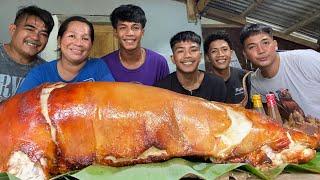 MUKBANG LECHON CELEBRATING BIRTHDAY NI TABIBING OVERLOAD SA SAYA