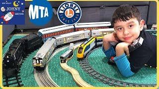 Johny Unboxes NEW Lionel MTA Long Island Railroad Train Train Set