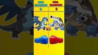 Mega Charizard vs Mega Balsetoise // Who is strongest//#shortsfeed #pokemon #shorts @PokeUltraD