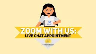 #UPSLISLib ZOOM WITH US: LIVE CHAT APPOINTMENT