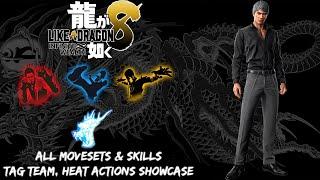 Like a Dragon: Infinite Wealth - Kiryu All Styles Movesets & Skills Showcase