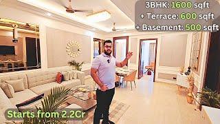 Trehan Sec 71 Gurgaon | Low Rise Gated Floors with Basement and Terrace Actual Flat Tour | SPR Road