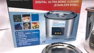 YAXUN YX2000A ULTRASONIC CLEANER 35W/50W  WWW.G2MARK.COM