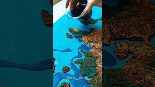 Art / How to make earth's maket with resin epoxy !