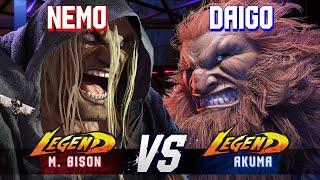 SF6 ▰ NEMO (M.Bison) vs DAIGO (Akuma) ▰ High Level Gameplay