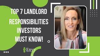 Top 7 Landlord Responsibilities Investors Must Know!