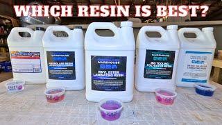 HOW-TO CHOOSE THE BEST RESIN FOR YOUR NEXT PROJECT-DIY FIBERGLASS