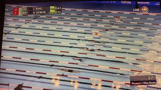 Lilly King WINS 100 Breaststroke Semifinal 2 | 2021 US Olympic Swimming Trials