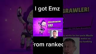 I got Emz from ranked watch full video on my channel #brawlstars #emz