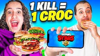 1 KILL = 1 CROC dans le BURGER sur Brawl Stars !